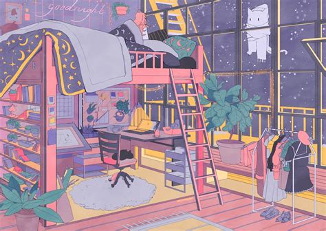 Inspiration 27 Aesthetic Bedroom Drawing