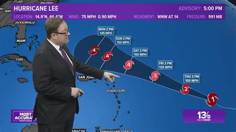 Lee Remains A Major Hurricane