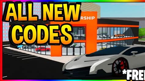 Car Dealership Tycoon Roblox New Update Codes Youtube