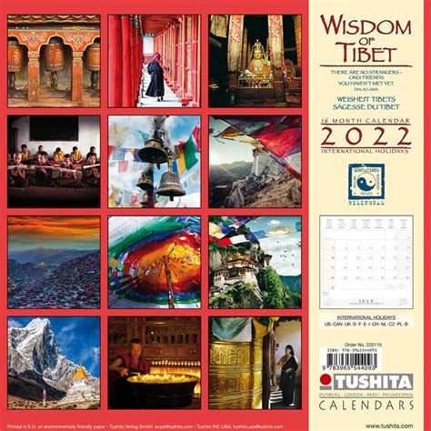 Calendario Tibetano 2022 Calendario Italiano