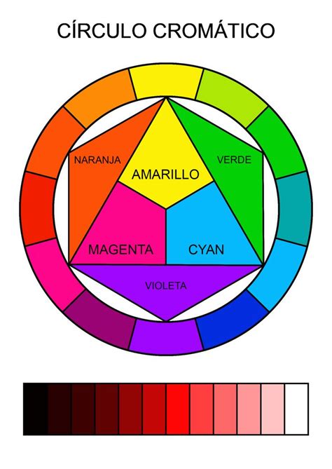 Círculo Cromático Circulo Cromatico Para Colorear Circulo Cromatico