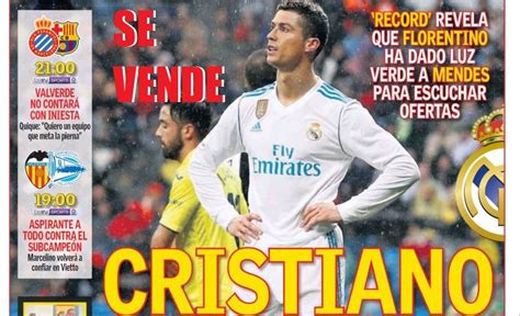 Cristiano ronaldo helped juventus to win the 8th serie a in a row. Cristiano Ronaldo en venta, hoy derbi Espanyol-Barça | Las ...