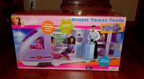Barbie Doll Travel Train Playset Sound By Momspinkelephant1
