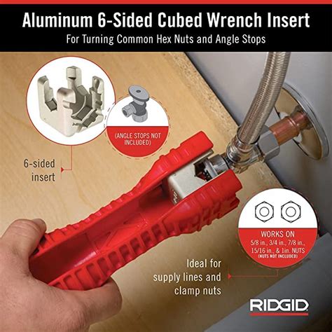 Ridgid 57003 Ez Change Plumbing Wrench Faucet Installation And Removal