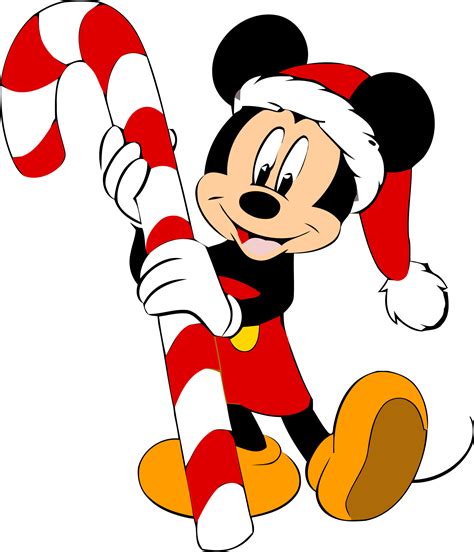 Christmas Santa Mickey Mouse Clipart Png Cartoon Mickey Mouse