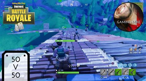 Fortnite 50 V 50 New Mode With The Geknip Gang Fortnite Battle