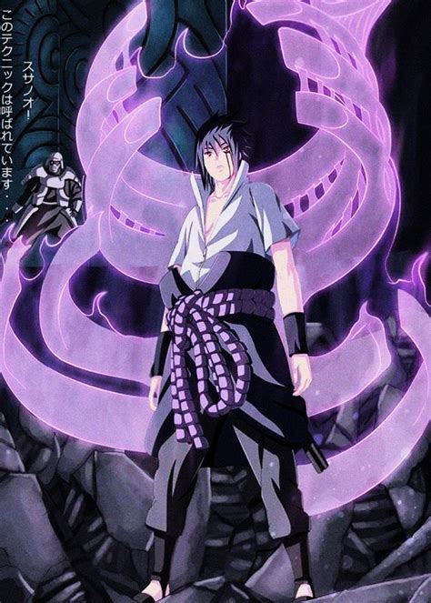 Sasuke Naruto Anime And Manga Poster Print Metal Posters Displate