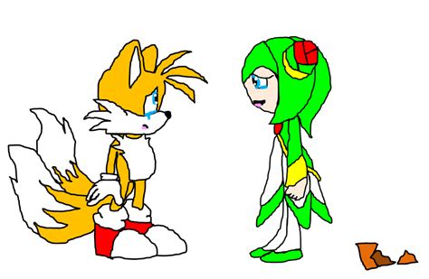 Cosmo Kiss Tails Tails And Cosmo Drawing 2 By Dashxfox On Deviantart