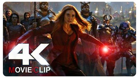 Scarlet Witch Vs Thanos Scene Avengers Endgame Hd Clip 2019 By Az