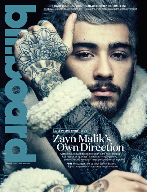 Zayn Malik 2016 Billboard Cover