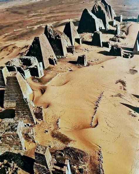 Annunakihistory On Instagram “nubian Pyramids Of Meroe Sudan Nubian