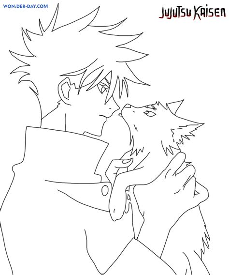 Coloriage Jujutsu Kaisen Coloriages Sur Wonder Day Com