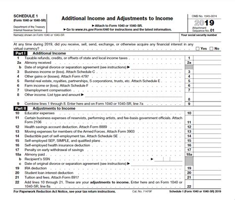 Irs 1040 Form Schedule 1 Irs Form 1040 Schedule 3 Download Fillable