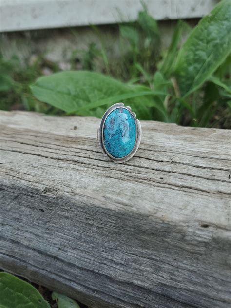 Real Turqouise Ring Darling Darlene Turquoise Jewelry Rustic