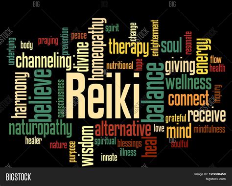 Reiki Word Cloud Image And Photo Free Trial Bigstock
