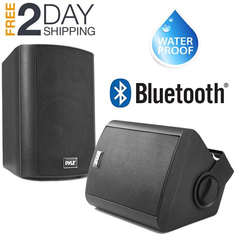 Patio Speakers Bluetooth Pair System Wireless Weatherproof Indoor