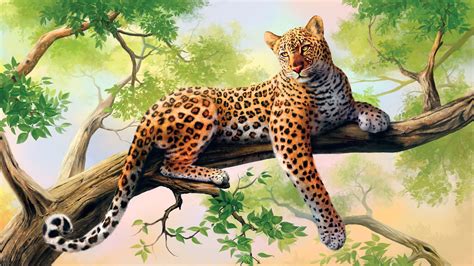 Wild Animal Leopard Amazing Cool Hd Wallpaper Wallpapercare