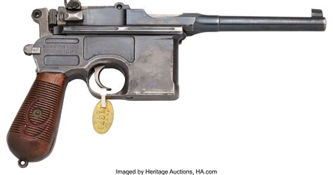 Mauser Model 96 Red Nine Semi Automatic Pistol Handguns Lot