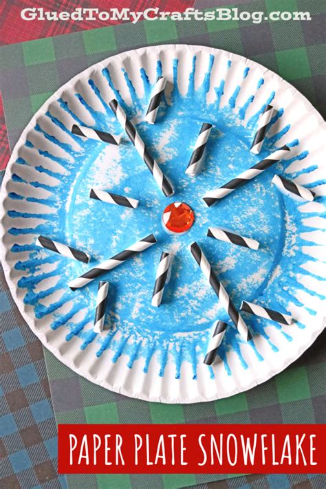 Paper Plate Snowflake Craft