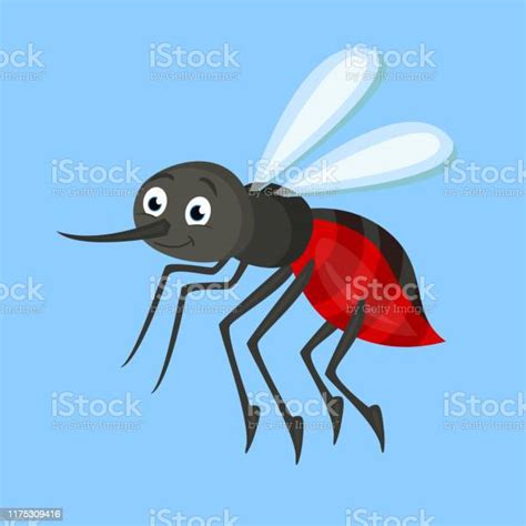 Illustration Of Small Gnat Flying Stock Illustration Download Image