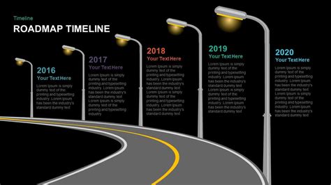 Circular Powerpoint Roadmap Timeline Slidemodel