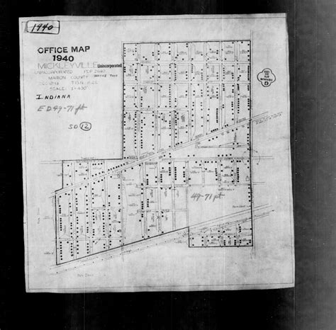 1940 Census Enumeration District Maps Indiana Marion County