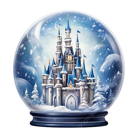 Frozen Kingdom Snow Globe Merry Christmas Transparent Png Transparent