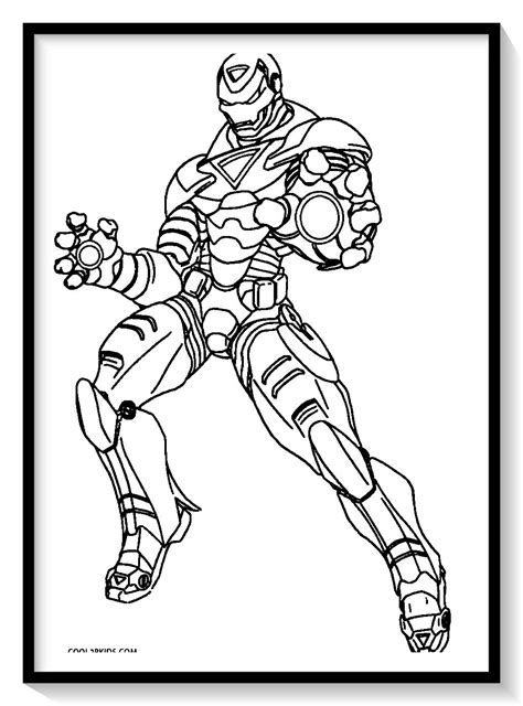 Dibujos De Iron Man Para Colorear En Linea Colorear E Imprimir