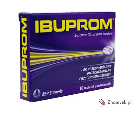1 Ibuprom Opinie Cena Zamienniki Ulotka Skład • Znamlekpl