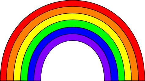 Pictures Of Animated Rainbows Clipart Best