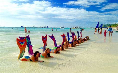 Visitors spend their day's snorkelling, scuba diving, parasailing, windsurfing, kite. Boracay Mermaid Lesson | Info, Prices, Photos | My Boracay ...