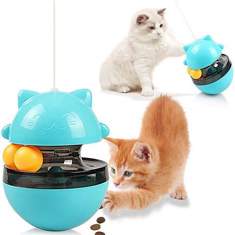 Cat Toys Fun Tumbler Pets Slow Food Entertainment Toys Attract The