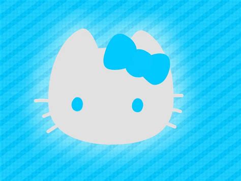 Hello Kitty Wallpaper Blue By Vectorfrosting On Deviantart