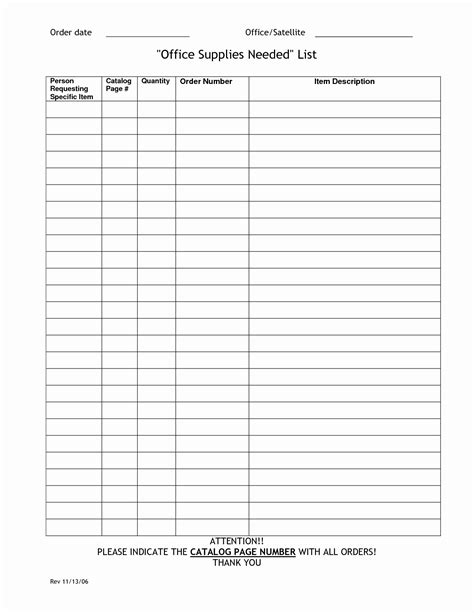 30 Free Printable Office Forms Example Document Template