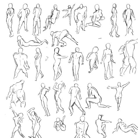 Human Pose Drawing At Getdrawings Free Download