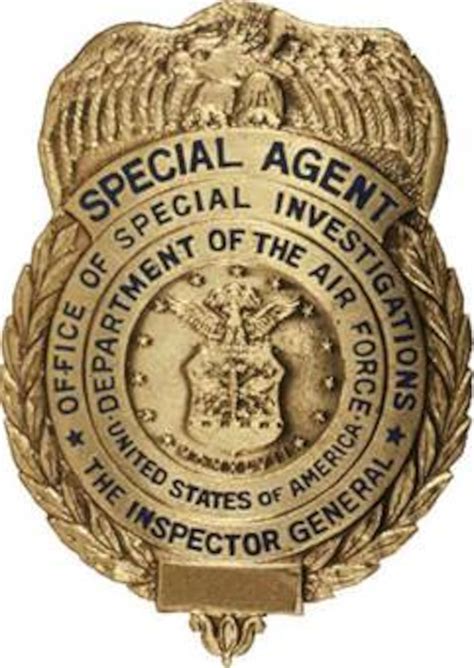 The Osi Badge Office Of Special Investigations Display