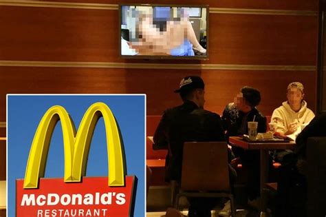 Im Lovin It Mcdonalds Shows Porn As Tv Gaffe Serves Customers An X
