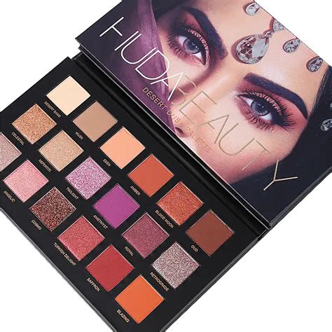 Makeup Huda Beauty Palette Eyeshadow 18 Colors Desert Palette Matte