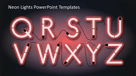 Neon Lights Powerpoint Templates Slidemodel