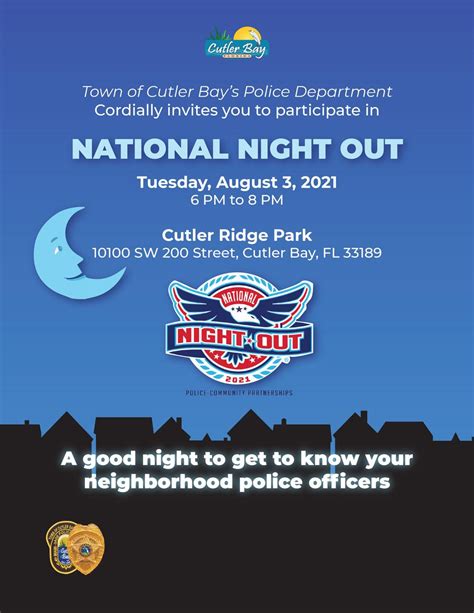 National Night Out Town Of Cutler Bay Florida