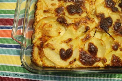 Literally this recipe is almost half of what you would normally use on everything, but it still tastes just as good. Lynda's Recipe Box: Potato-Fennel Gratin(from Ina Garten)
