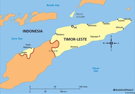 Timor Leste Position On The Map