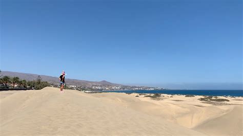 Gran Canaria Playa Del Ingles Dunes Of Maspalomas Summer 2019 4k