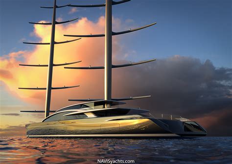 The Future Of Sailing Superyachts Falcon Rig Navis Issues