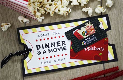 Less than a date night out! {Free Printable} Give DATE NIGHT for a Wedding Gift | GCG