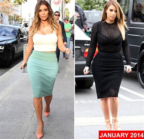 Kim Kardashians Weight Loss In Pictures And How She Lost 55lbs In 11 Months Daily Mail Online