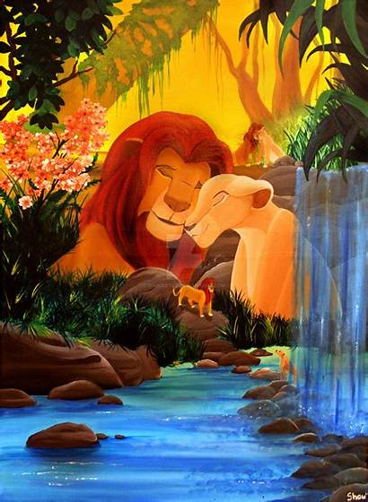 Simba Nala Lion King Deviantart Shousetsu Disney
