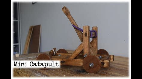 Mini Catapult Diy Youtube