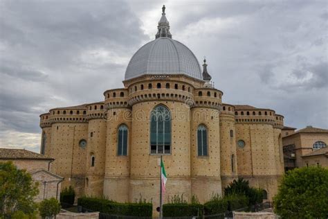 The Sanctuary Of Madonna At Loreto On Marche Italy Stock Photo Image
