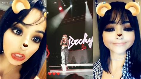 Becky G Snapchat Story November Youtube